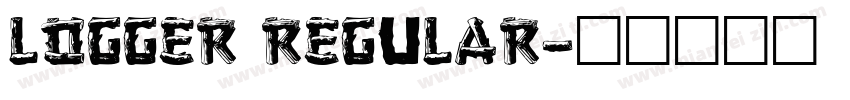 Logger Regular字体转换
